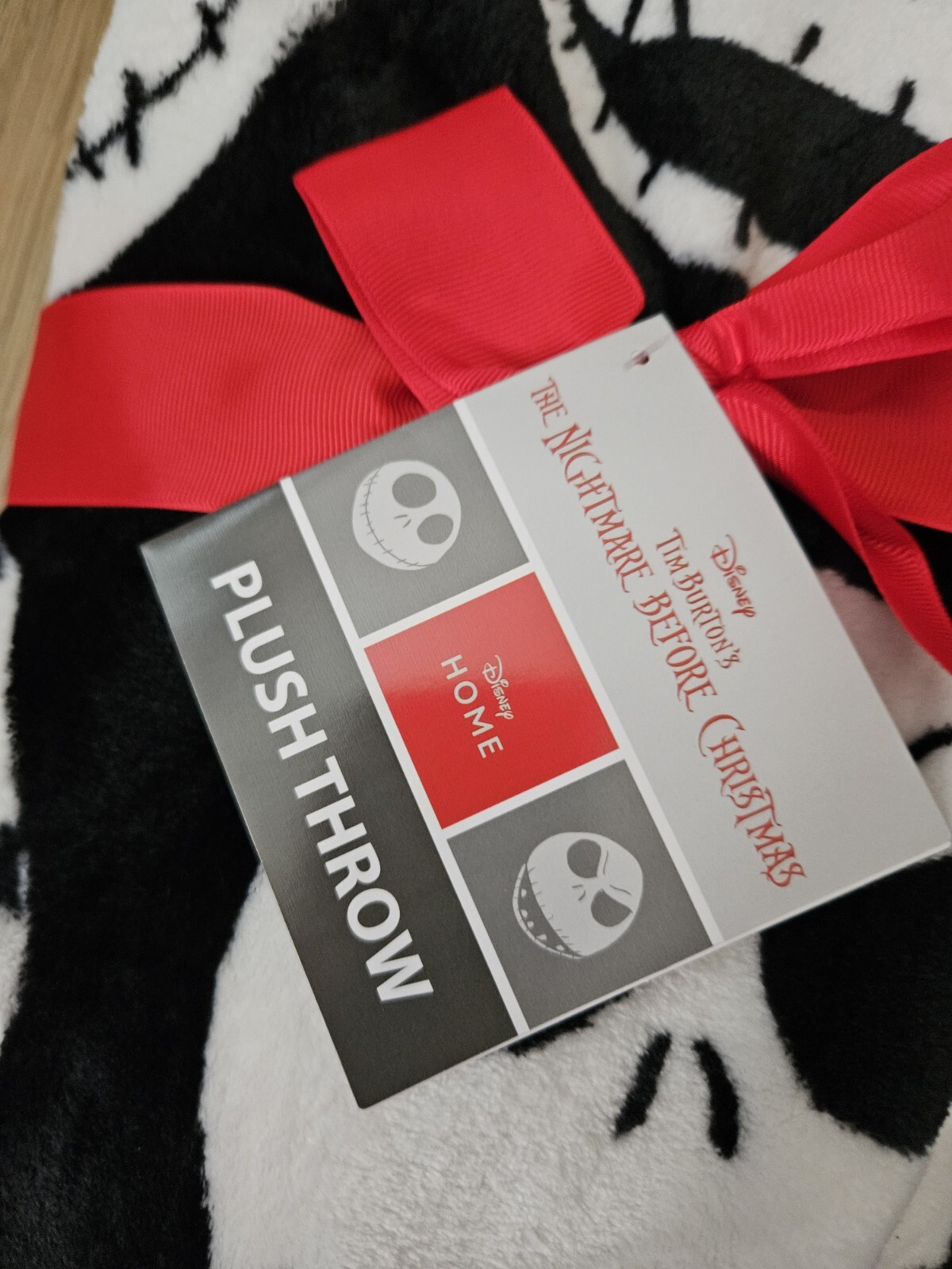 Tk Maxx Disney Nightmare Before Christmas Jack Skellington Plush Throw