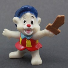 White CUBBI 2" PVC Figure - 1991 Disney Gummi Bears Kellogg's Cereal Toy