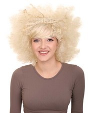 Funky Pop Afro Wig Super Size Jumbo Blonde Party Wig HW-1973