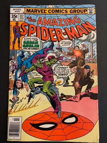 Amazing Spider-Man 177 FN+ -- Green Goblin at World Trade Center 1978