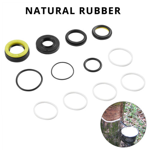 Rubber Power Steering Rack Assembly Repair Seal Gasket Pump Oil Seal O-rings - Afbeelding 1 van 7