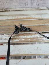 Black Halloween butterfly clip-on home decor hair