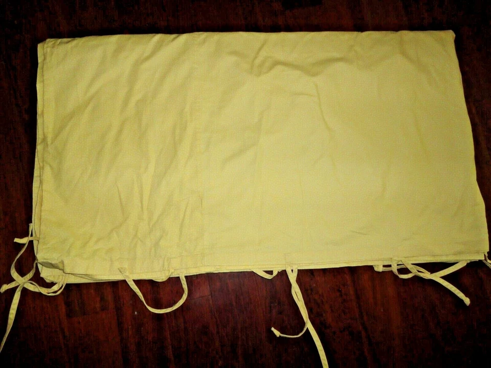 WAVERLY AMARILLO Y BLANCO PEQUEÑO LUNARES CORBATA COMPLETA EDREDÓN 76 X 84 100% ALGODÓN Foto 4 de 4