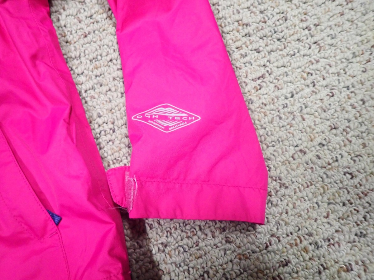 COLUMBIA OMNI TECH HOODED RAIN JACKET in Girl's size XXS HOT
