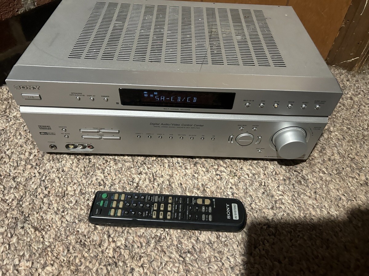 Vintage Sony Stereo AmFm Receiver 90 Watts Channel Surround Sound