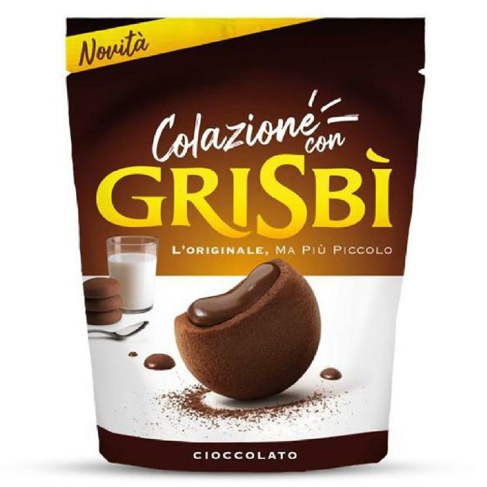 Biscotti Grisbì Colazione Con Grisbì Cioccolato Busta da 250 g Cioccolata