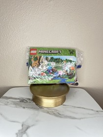 LEGO Minecraft The Iron Golem 21123 Complete Set Alex Zombie Without Box
