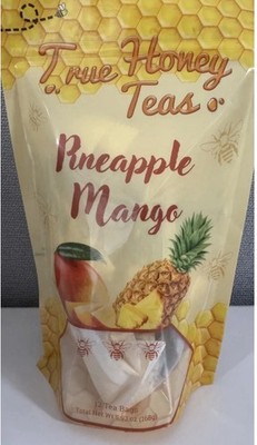 Pineapple Mango Green Tea With Honey And Sugar Cane Crystal - 12 Tea Bags