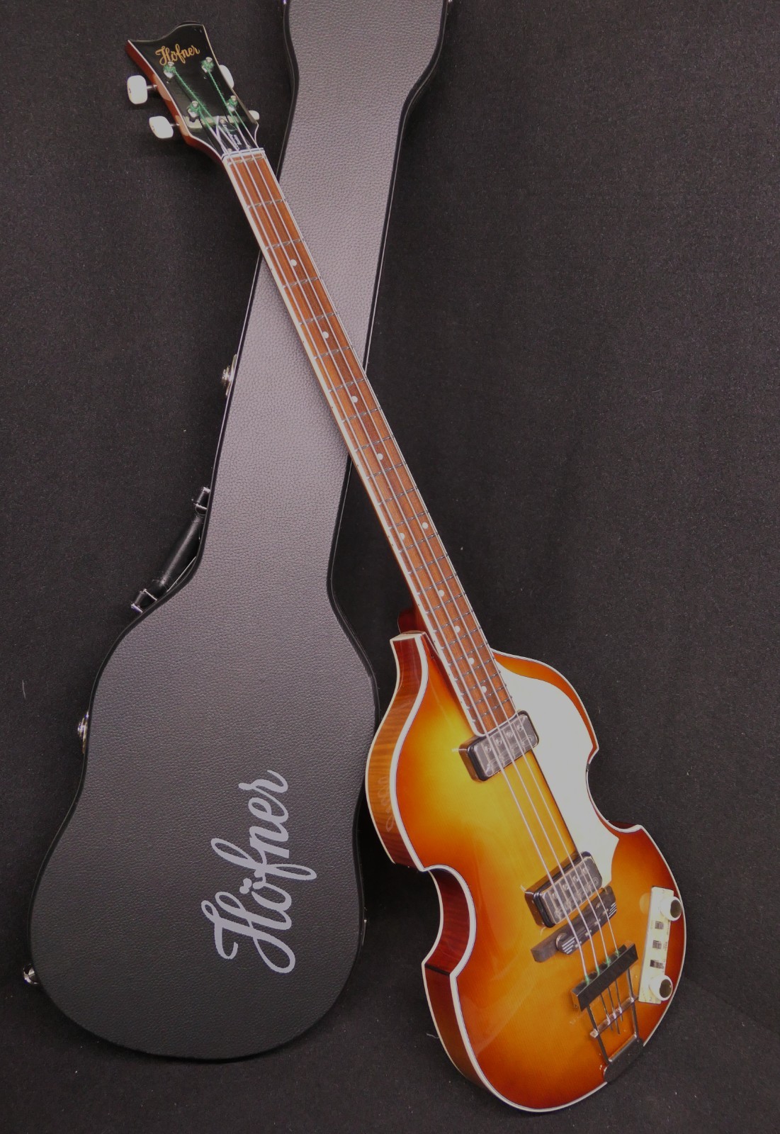 Hofner HCT-500/1 SB BEATLE BASS Right Handed VINTAGE Brown Burst AND HARD CASE