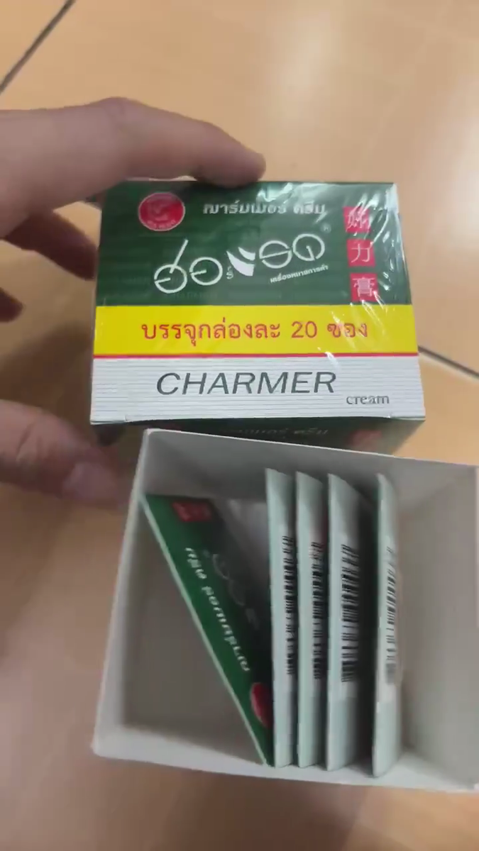 10x CHARMER Cream Men Delay Sexual Relations Herbal Centella