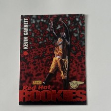  Rookies 1996 Kevin Garnett Rookie Red Hot Rookies R6 Basketball Card