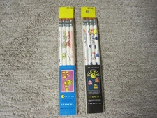 Ms PacMan Pac-Man Pencils 1980 Bally Midway Empire Pencil Corp 4 Pack each NEW