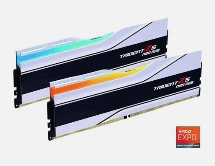 G.Skill Trident Z5 Neo RGB 64GB 2 x 32GB DDR5 6000MT/s CL30 White Desktop Memory - Image 3 of 3