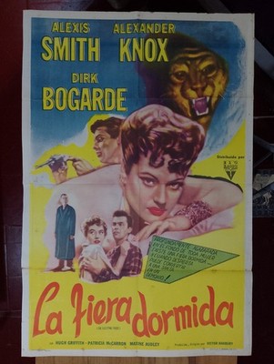 Film Noir: ''The Sleeping Tiger''. Dirk Bogarde. 1S, Original Argentina. p527