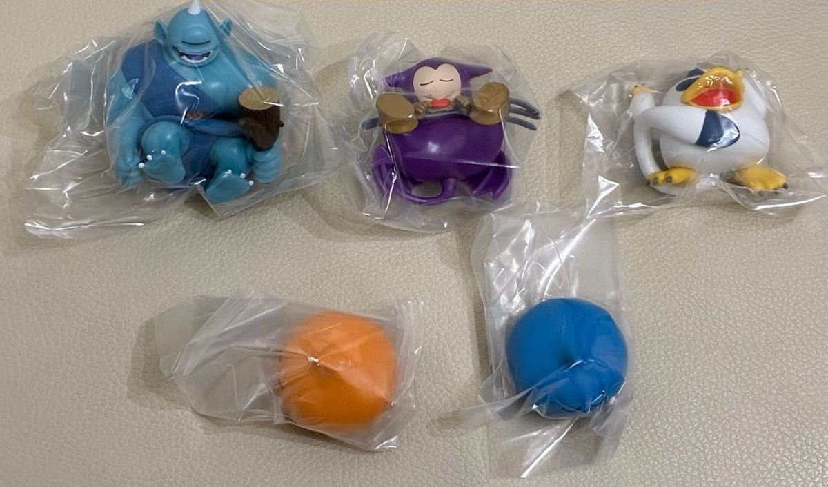 Dragon Quest Snooze Sleep Monster Figure Complete Set of 5 SQUARE