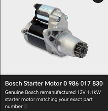 Image of Bosch Starter Motor