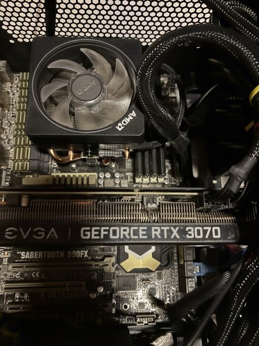 Komplett PC phenom II 4ghz, 32GB RAM, Evga 3070, Straight Power 800w, Sabertooth - Bild 6 von 11