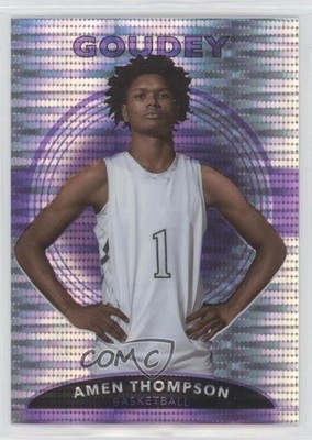 2022 Goodwin Champions Goudey Platinum Purple Pulsar 21/23 Amen Thompson v5t