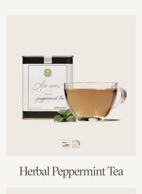 AS EVER Herbal Peppermint Tea Meghan Duchess Of Sussex