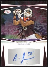 2025 SAGE HIT Autographs Red Ali Jennings Football Auto #A-AJ2 - Virginia Tech