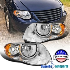 For 2005-2007 Chrysler Town Country Headlights Oe Style Pair Leftright