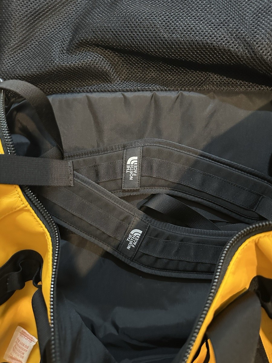 Supreme 17F/W The North Face Leather Base Camp Duffle Yellow | eBay