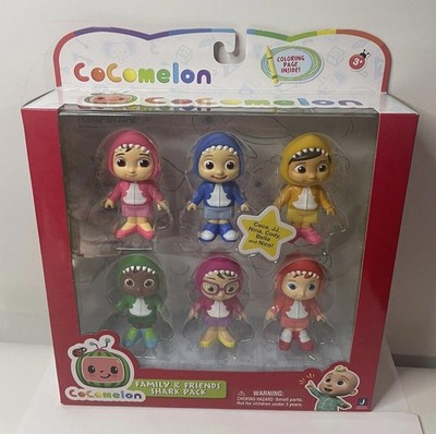 CoComelon Official Family & Friends 3'' Figure Shark Theme Kids Character Toy NEW