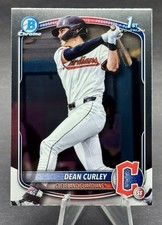 2025 Bowman Draft Dean Curley Chrome 1st Bowman #BDC-129 Cleveland Guardians