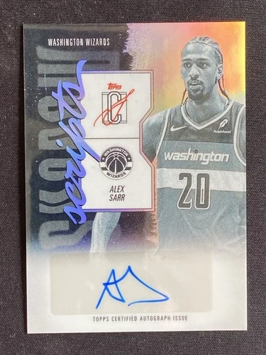 2025 Topps Signature Alex Sarr Base (RAW)