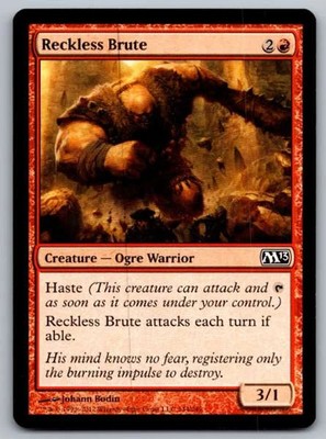 Reckless Brute 144/249 Magic 2013 Common LP MTG