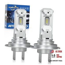 LED Bulbs,Super Bright Upgraded 600 40000LM Brightness 1:1 Halogen Mini H7