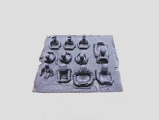 Resin HO SLOT CAR scale lot of 11 replacement drivers Aurora, Tyco, custom