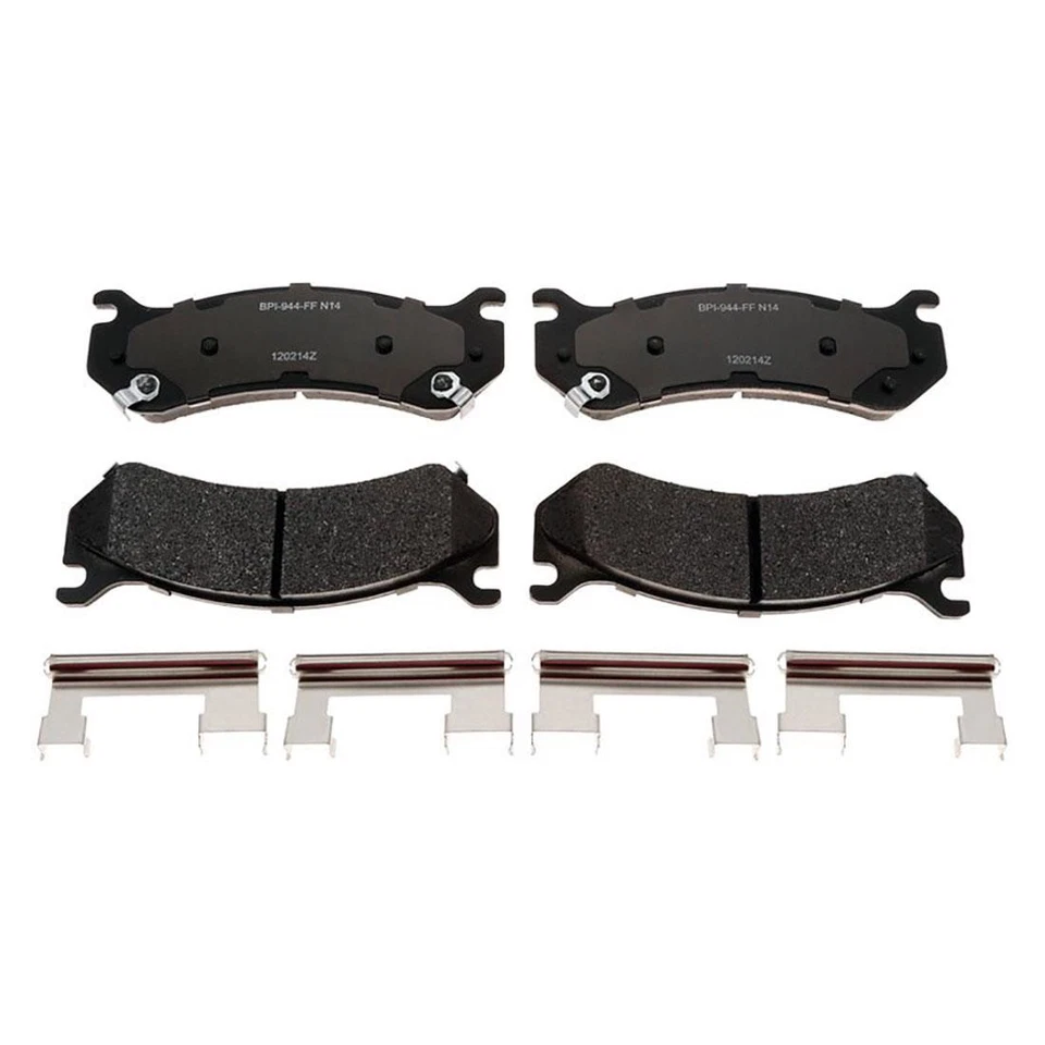 Rear Kit Brake Rotors + Metallic Pads For 2001-2006 Chevrolet Silverado 1500 HD - Image 2 of 4