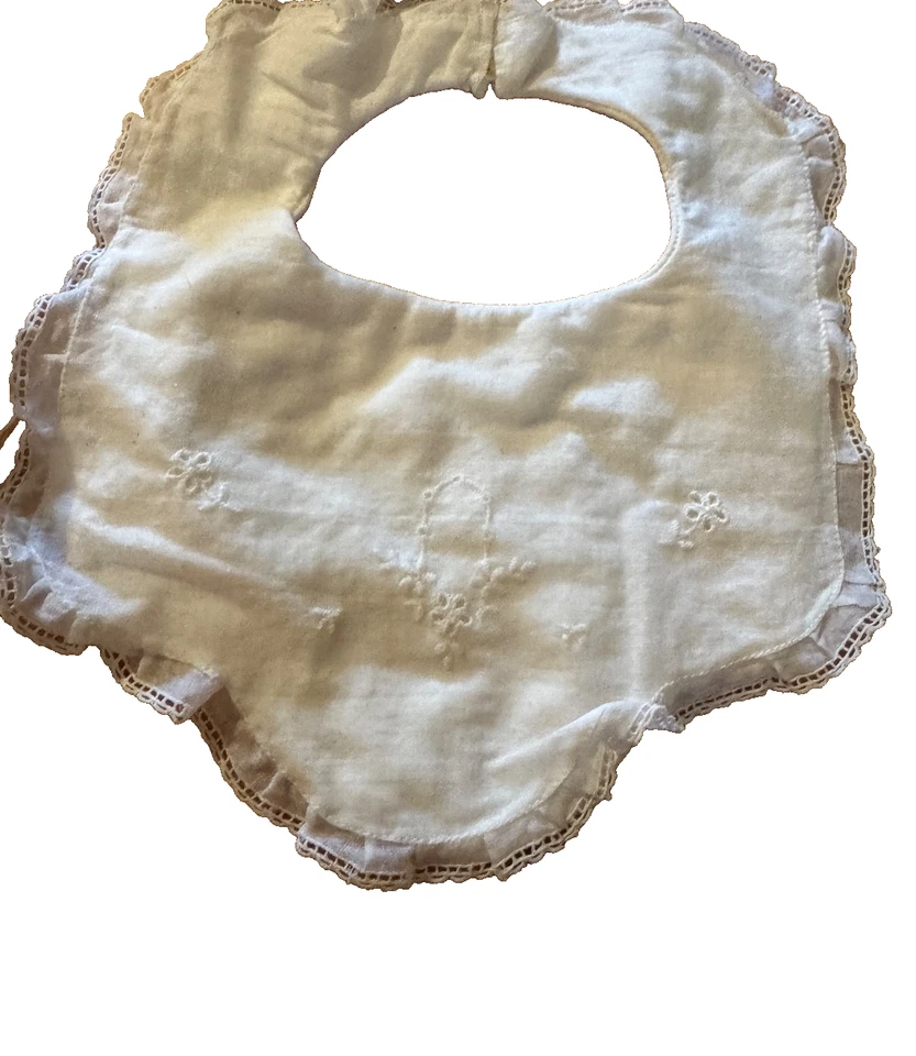 Vintage LACE Baby or Doll Bonnet Cap Hat Christening Lot Of 4 - Image 4 of 4