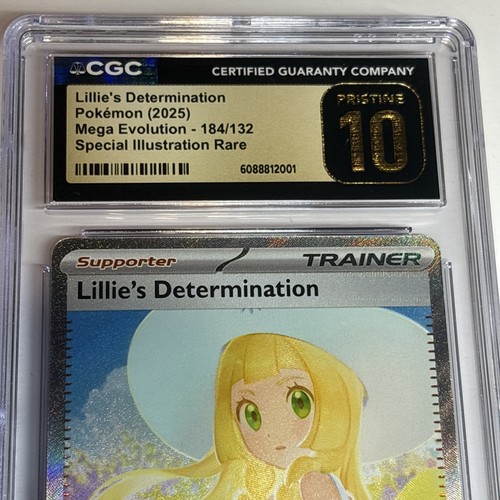 Pokemon Lillies Bestimmung 184/132 Mega Evolution CGC Pristine 10 Holo Rare - Bild 2 von 3