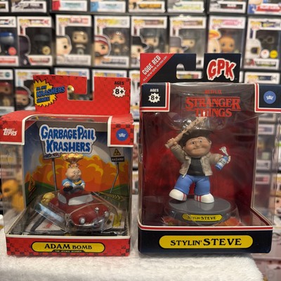 GPK Garbage Pail Kids Lot Of 2- Adam Bomb/Stylin  Steve Stranger Things Topps