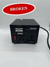  BROKEN Pyle Voltage Transformer 500W Step Up Down Converter Black