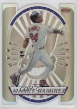 1996 Bowman's Best Best Cuts Refractor Manny Ramirez #10 00am