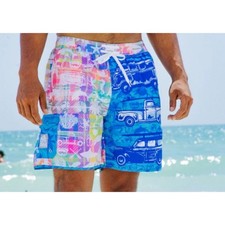 Traje de baño Trunkers nuevo con etiquetas para hombre 2XL antiguo coche excursionista baúles multicolor