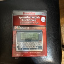 Franklin Spanish-English Dictionary DBE-1490 NIB