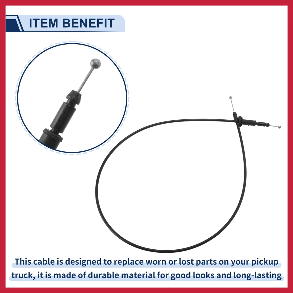 Hood Latch Release Cables for KIA RIO 06-11 No.811901G000 - Image 4 of 4