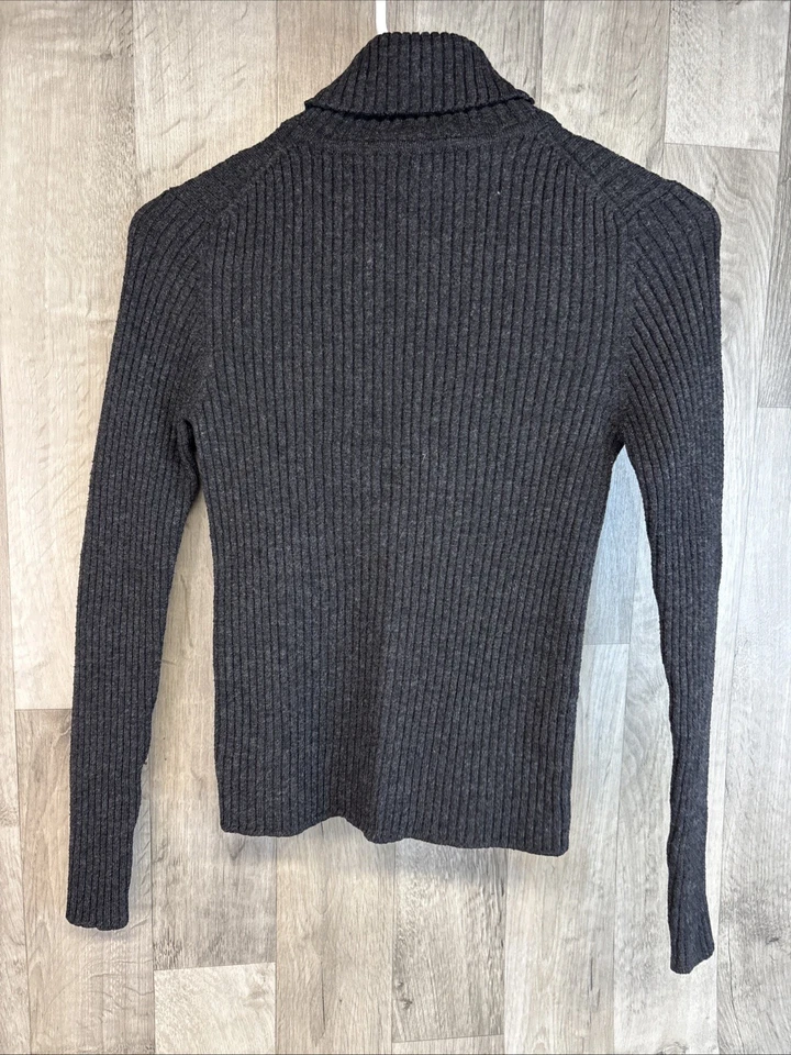 Женский шерстяной водолазка Classiques Entier Petites с длинным рукавом черный размер S - Изображение 4 из 4