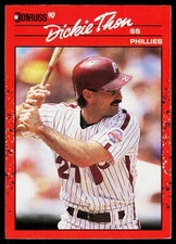 1990 Donruss - Dickie Thon #549
