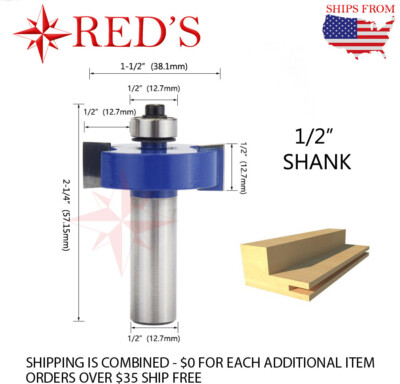 Tideway Carbide Pro WL-1225-7 1/2''X 1/2 Slot with Bearing 1/2'' shank router bit