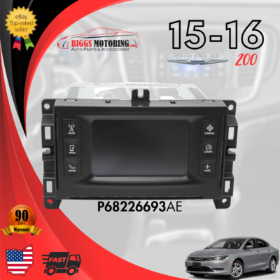 2015-2016 Chrysler 200 Radio Stereo Media Display Screen