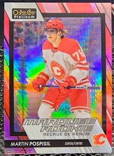 Martin Pospisil 23/24 UD O-Pee-Chee Platinum Marquee Rookie RED PRISM /199