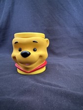 Vintage  Winnie The Pooh Bear 3D Plastic Cup Disney Winnie Pooh