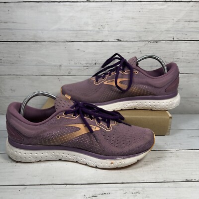 Brooks Womens Glycerin 18 Running Shoes Sneakers Purple/Orange Sz 9 Brooks Womens Glycerin 18 Running Shoes Sneakers Purple  main image 3