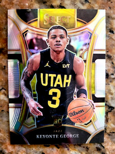 2023-24 Panini Select - Mezzanine Level Silver Prizm #305 Keyonte George (RC)