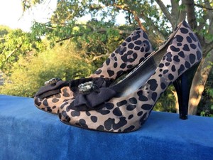 leopard heels size 11